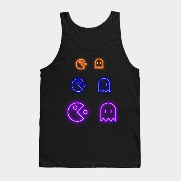 PacMan Tank Top by MaxiVision